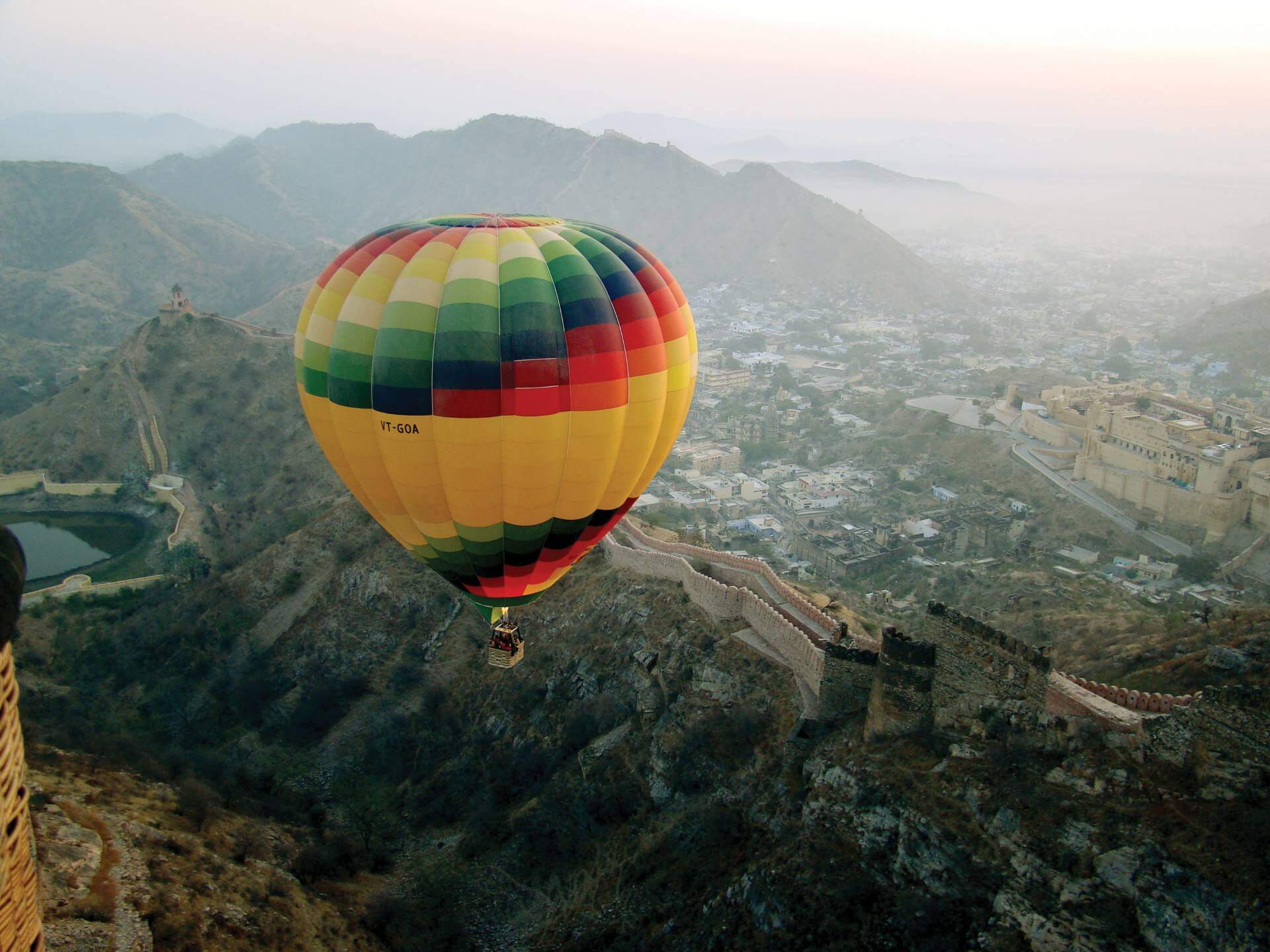Flying Over Amber Fort - 6