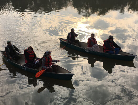 Boating in Denwa River, Satpura