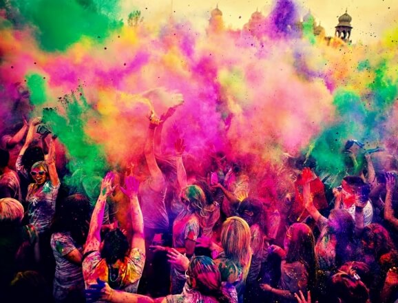 Holi Festival of Colours in India