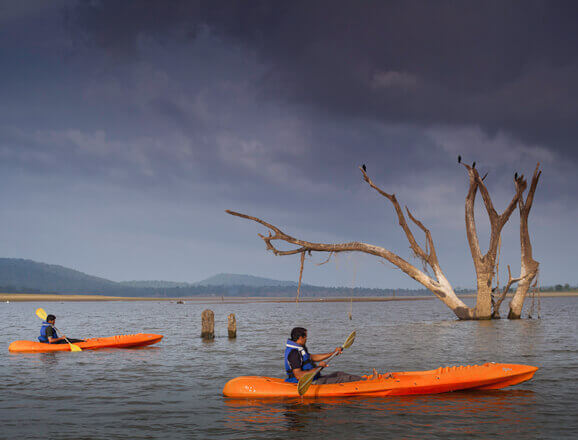 Kayaking on the Kabini
