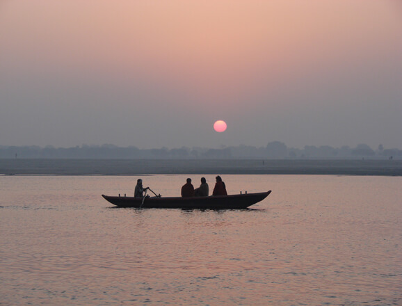 Boating on the Ganges, Varanasi